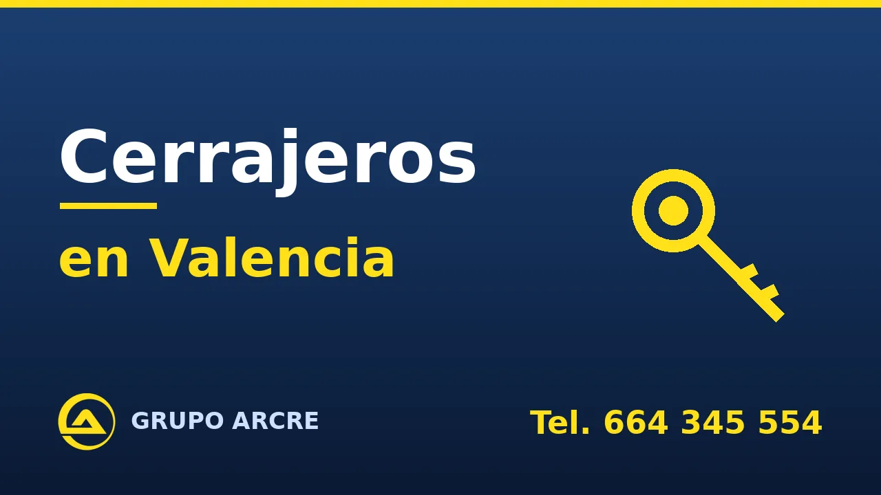 Cerrajería profesional en Valencia